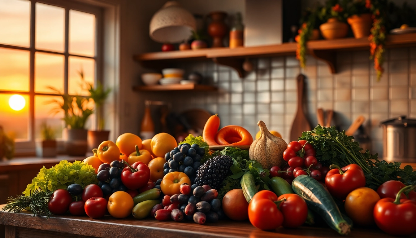 Cook with fresh ingredients and find inspiration on dishfacts.com with vibrant kitchen scenes.