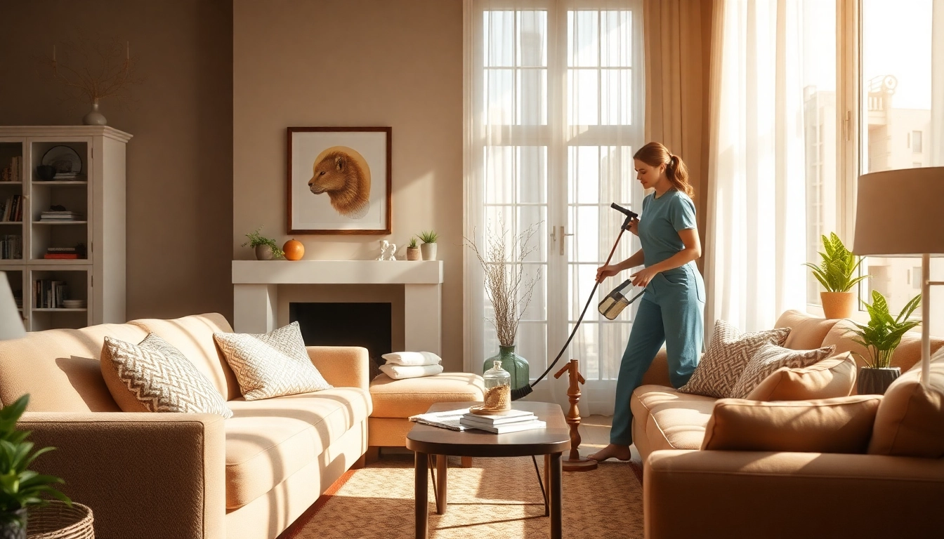 Cleaning company in Jacksonville providing expert cleaning services in a bright and inviting home.