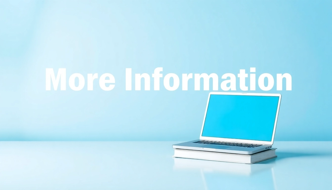 View an engaging visual illustrating the concept of "More Information" related to knowledge and access.