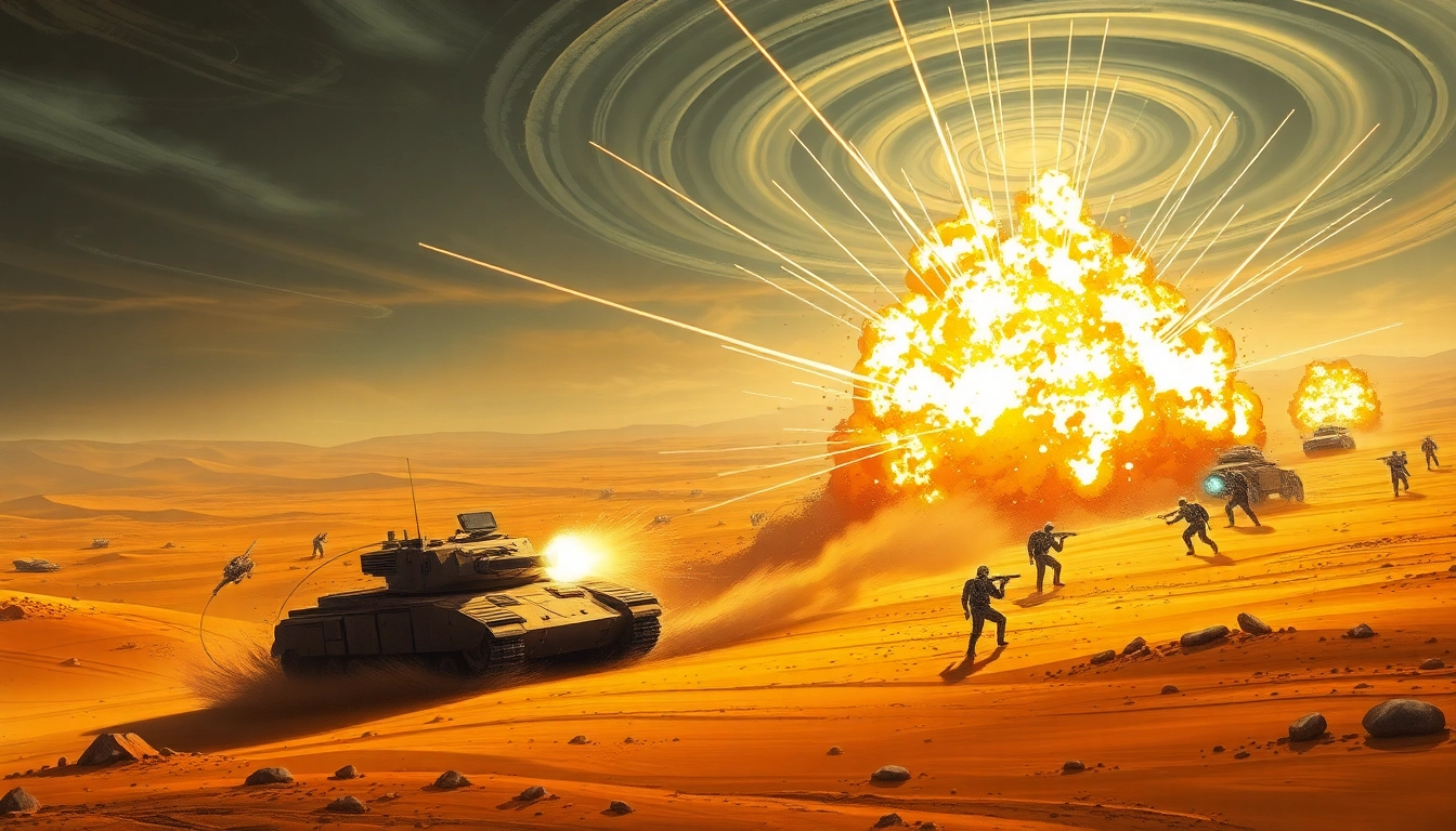 Experience the thrilling Dune 2 download with intense battlefield scenes and dynamic action.