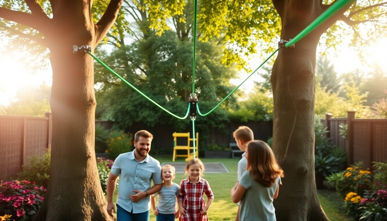 Enhance Your Outdoor Adventures with the GARDEN ZIP WIRE KIT