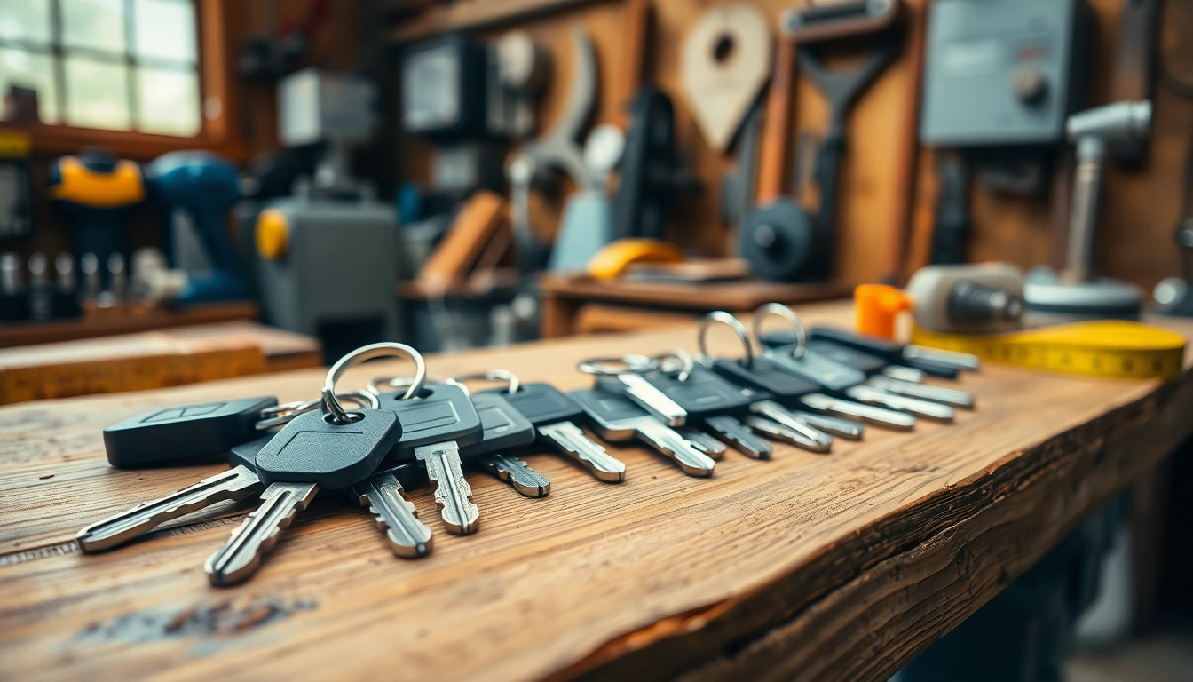 Showcasing Truck Keys on a wooden table, highlighting their intricate designs and craftsmanship.
