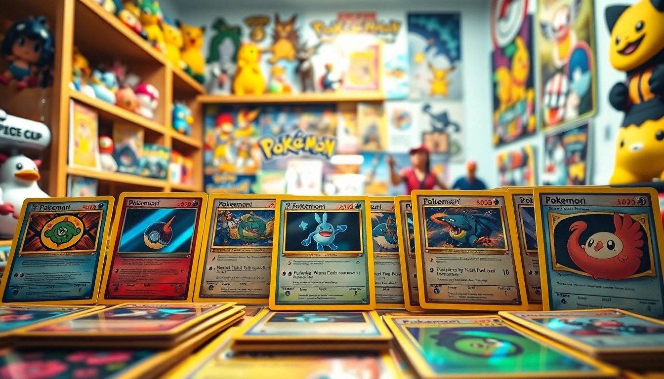 Showcase of real pokemon cards India displayed in a vibrant collector's setting.