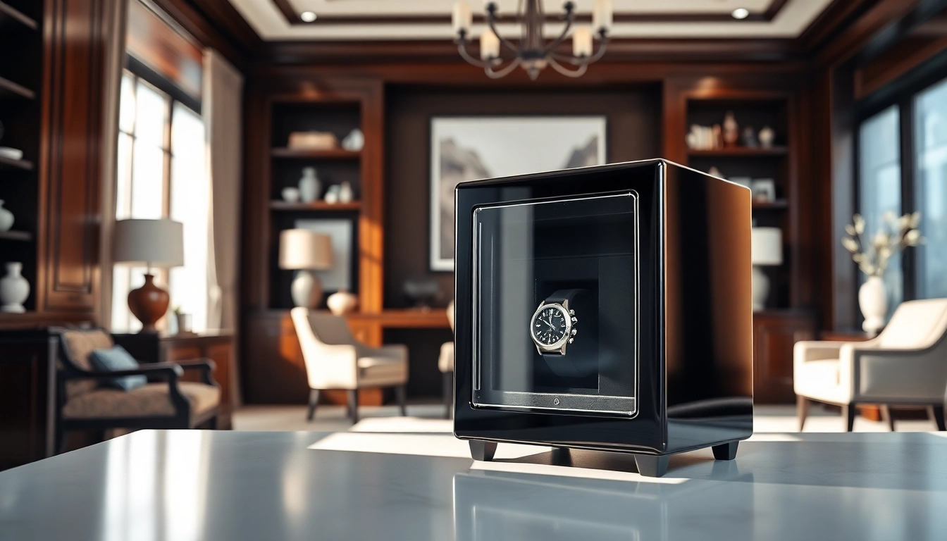 Secure your valuable timepieces in a stylish watch safe designed for both protection and elegance.