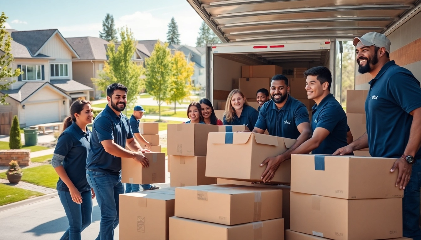 Movers Calgary assisting with a residential move, showcasing teamwork and professionalism.