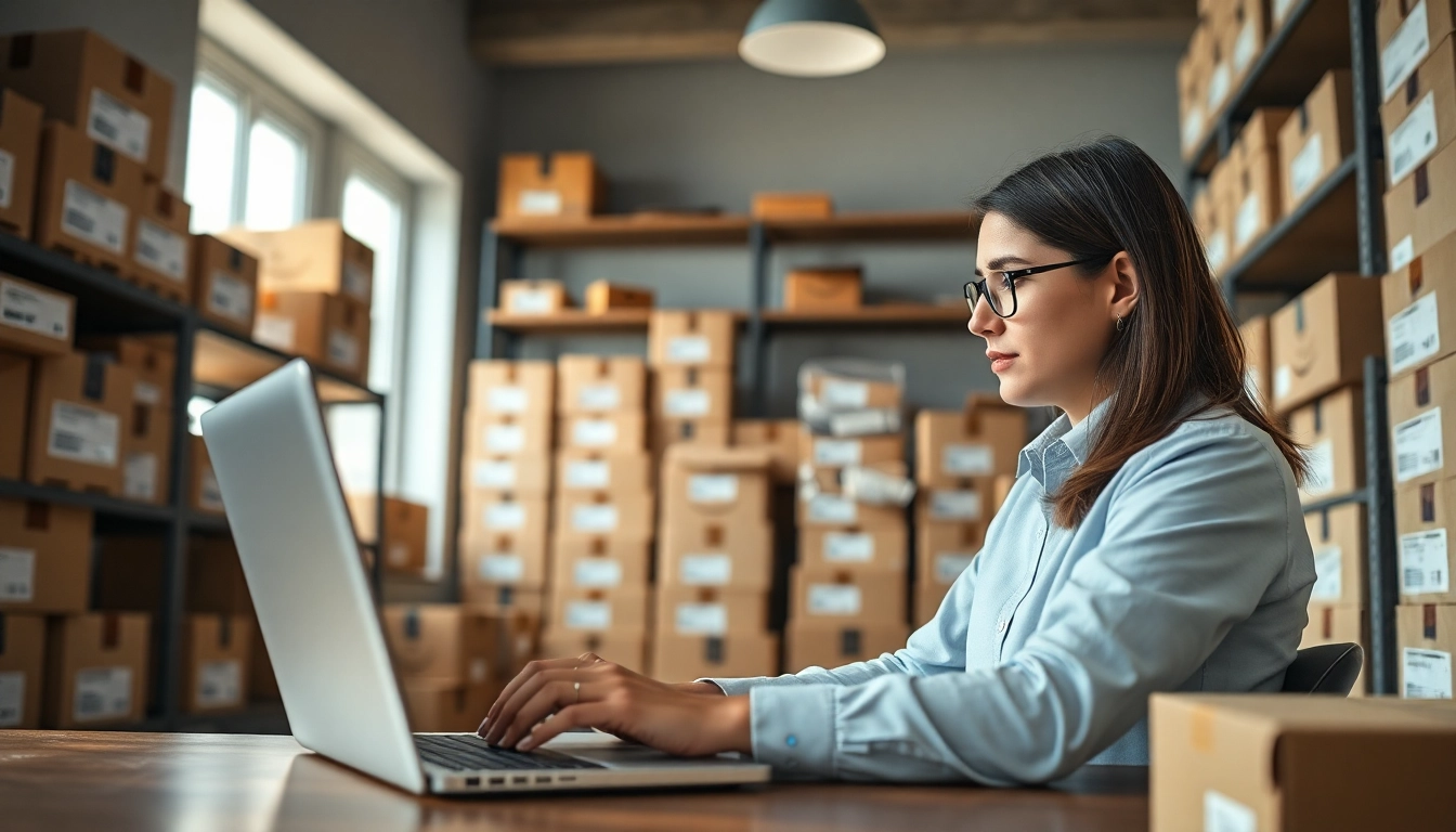 Boost your Amazon FBA wholesale strategy with an organized workspace scenario.