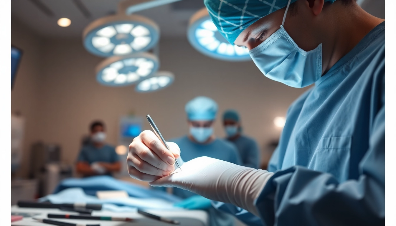 Behandlung in der Handchirurgie Braunschweig durch erfahrenen Chirurgen mit präzisen Eingriffen.